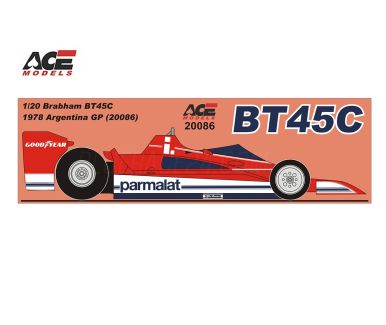 Brabham BT45C Argentina Grand Prix 1978 1/20 - ACE Models - 20086