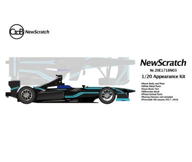 Jaguar I-Type II #3 Formula-E 2017/2018 1/20 - NeScratch/CtoB - NS-20E1718N03