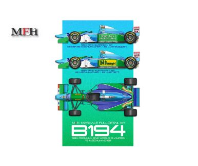 Benetton B194 European / Australian Grand Prix 1994 1/12 - Model Factory Hiro - K860