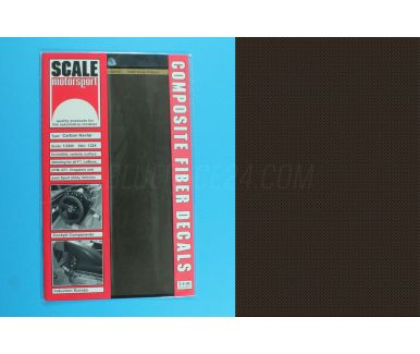 Carbon Kevlar Plain Weave Black over Bronze Metallic 1/24 - Scale Motorsport - SM-1224