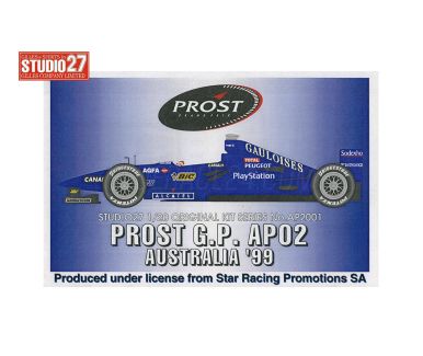 Prost AP02 Australian Grand Prix 1999 1/20 - Studio27 - AP2001