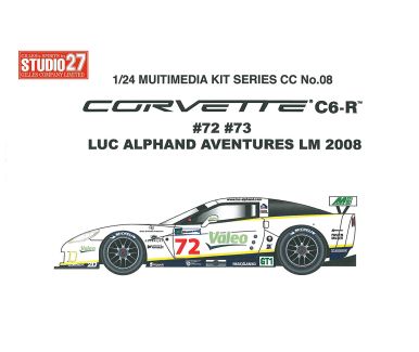 Corvette C6-R #72 #73 Le Mans 2008 1/24 - Studio27 - ST27-CC2408