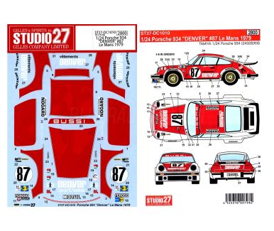 Porsche 934 Denver Le Mans 1979 - Studio27 - ST27-DC1010