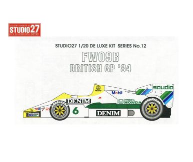 Williams FW09B British Grand Prix 1984 1/20 - Studio27- ST27-DX2012