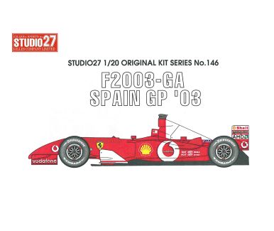 Ferrari F2003-GA Spain Grand Prix 2003 1/20 - Studio27 - FK20146