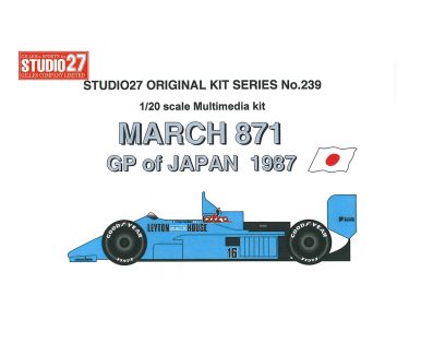 March 871 #16 Japan GP 1987 1/20 - Studio27 - ST27-FK20239