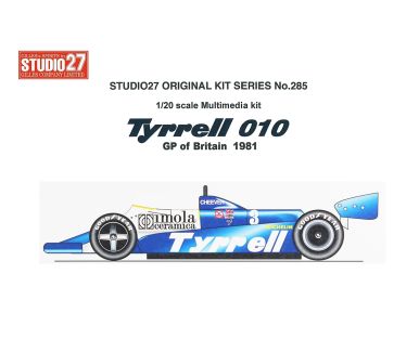 Tyrrell 010 GP of Britain 1981 1/20 - Studio27 - ST27-FK20285