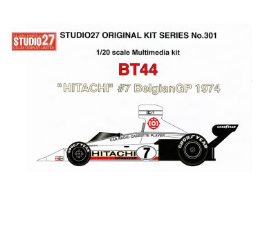 Brabham BT44 #7 "Hitachi" Belgian GP 1974 1/20 - Studio27 - ST27-FK20301