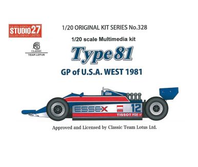 Lotus 81 U.S.A. West Grand Prix 1981 1/20 - Studio27 - ST27-FK20328