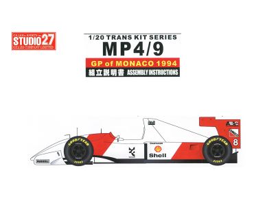 McLaren MP4/9 Monaco Grand Prix 1994 1/20 Transkit - Studio27 - TK2053