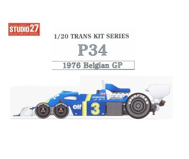Tyrrell P34 Belgian Grand Prix 1976 Transkit 1/20 - Studio 27 - ST27-TK2072