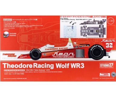 Wolf WR3 Theodore Racing Aurora AFX Formula 1 Series 1979 1/20 - Studio27 - TRK007