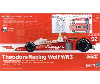 Wolf WR3 Theodore Racing Aurora AFX Formula 1 Series 1980 1/20 - Studio27 - TRK008