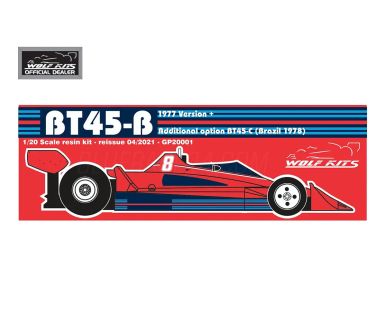 Brabham BT45B / BT45C 1977 Version and Brazilian Grand Prix 1978 1/20 - Wolf Kits - WK-GP20001
