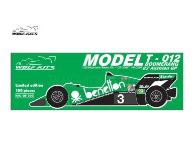 Tyrrell 012 "Boomerang" Austria Grand Prix 1983 1/20 - Wolf Kits - WK-GP20027