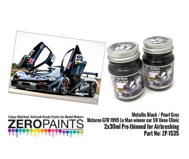 McLaren F1 GTR 1995 Le Mans Winner Car #59 Ueno Clinic Paint Set 2x30ml - Zero Paints - ZP-1535