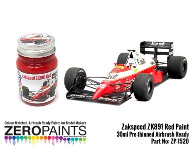 Zakspeed ZK891 Red Paint 30ml Zero Paints - ZP-1520