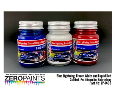 Ford GT 2018 - Paint Set 3x30ml - Zero Paints - ZP-1493